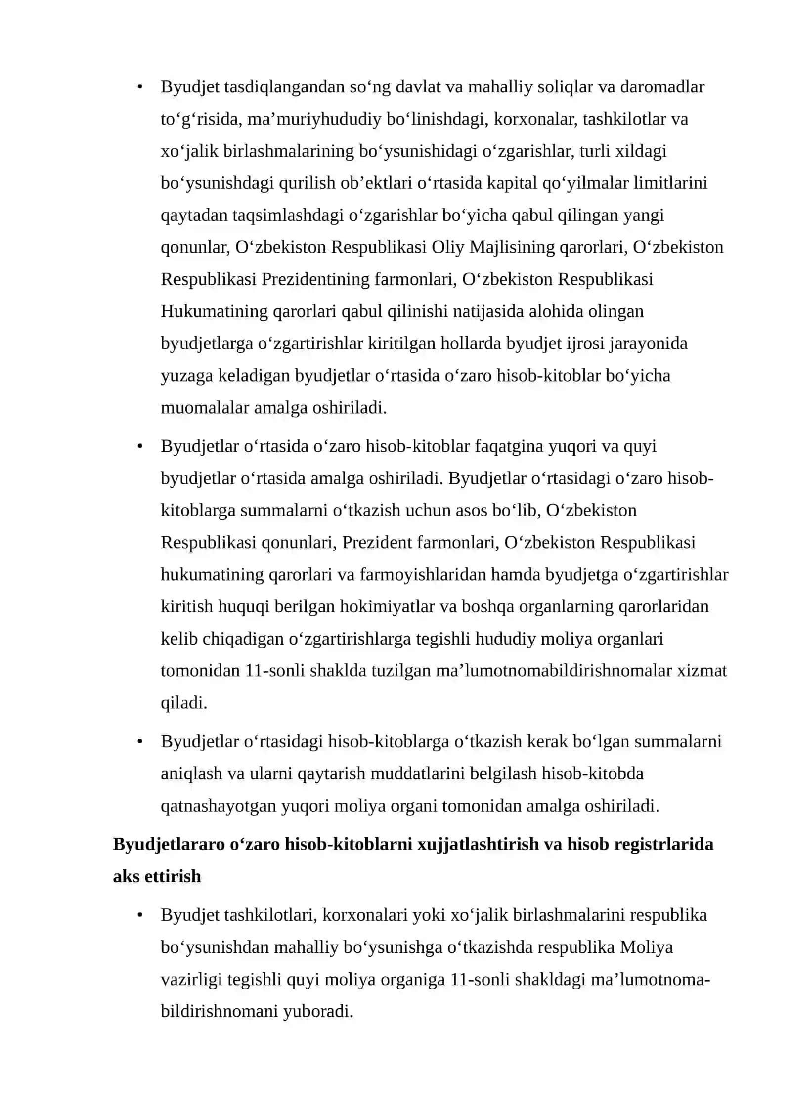 BYUDJETLARARO MUNOSABATLAR HAMDA QARZLAR HISOBI 4