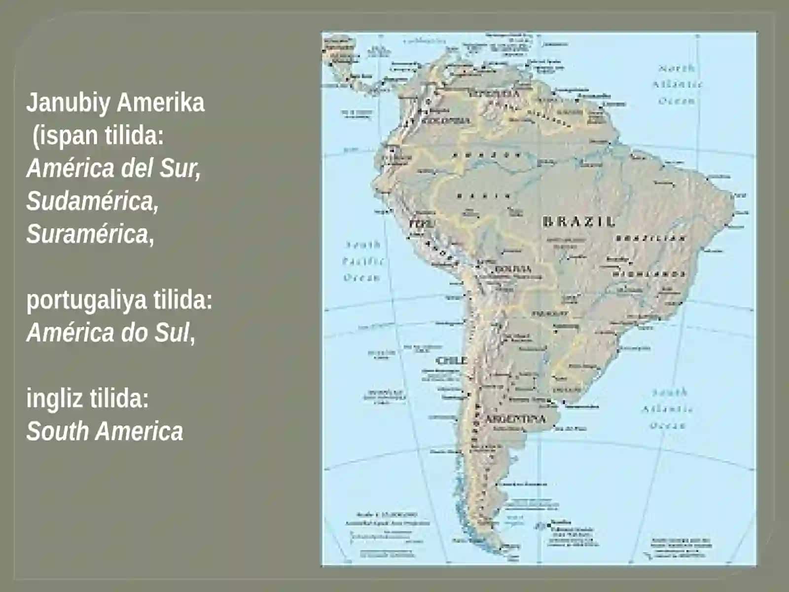 Janubiy Amerikaga hida va Braziliya 4