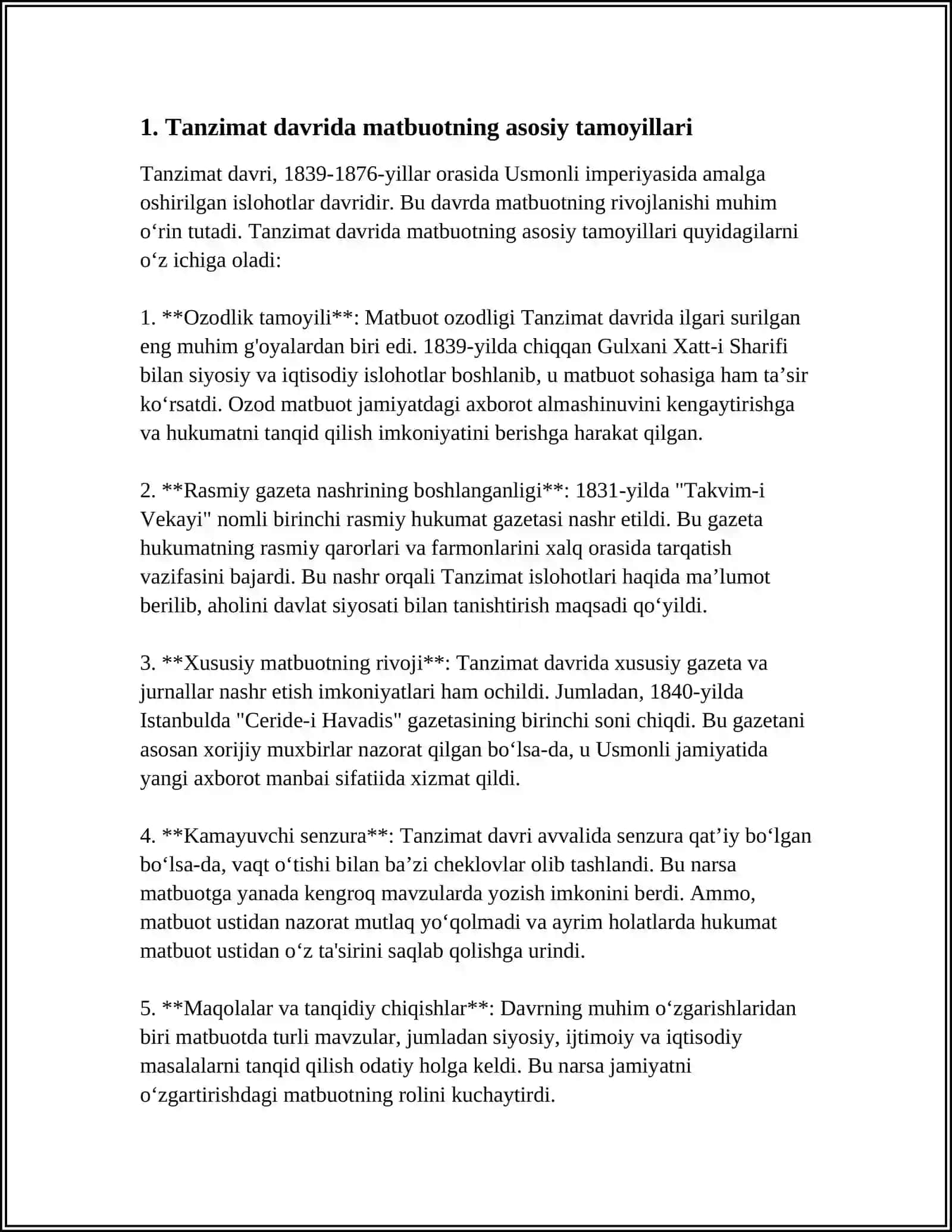 TANZIMAT DAVRI TURKIYA MATBUOTI 4