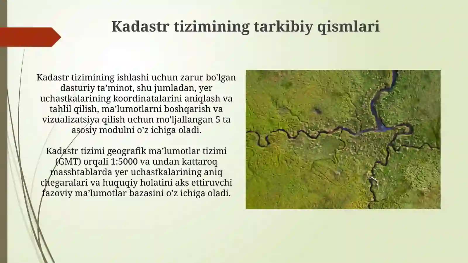 Davlat yer kadastr tushunchasi va ularning umumiy tavsifi 4