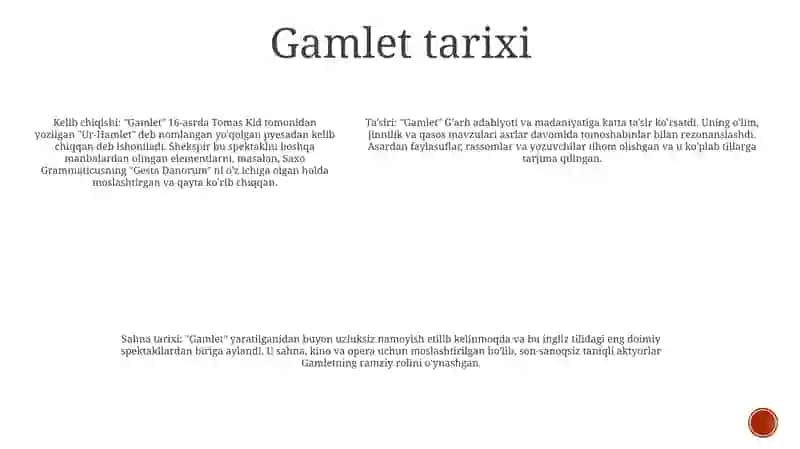 Hamlet Asarining Mavzulari 4