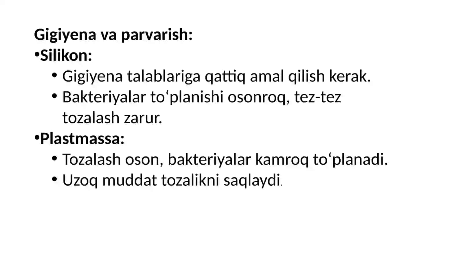 Silikon va plastmasa pratezning farqi 4
