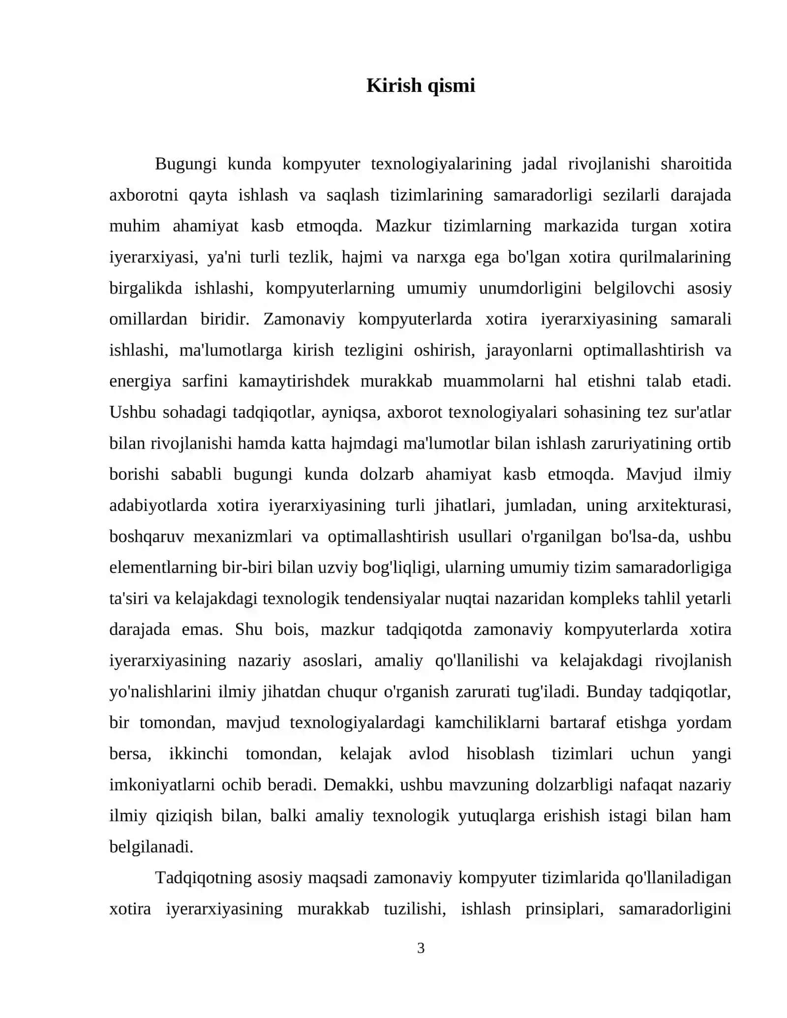 Zamonaviy  Kompyuterlarda Xotira iyerarxiyasi 4