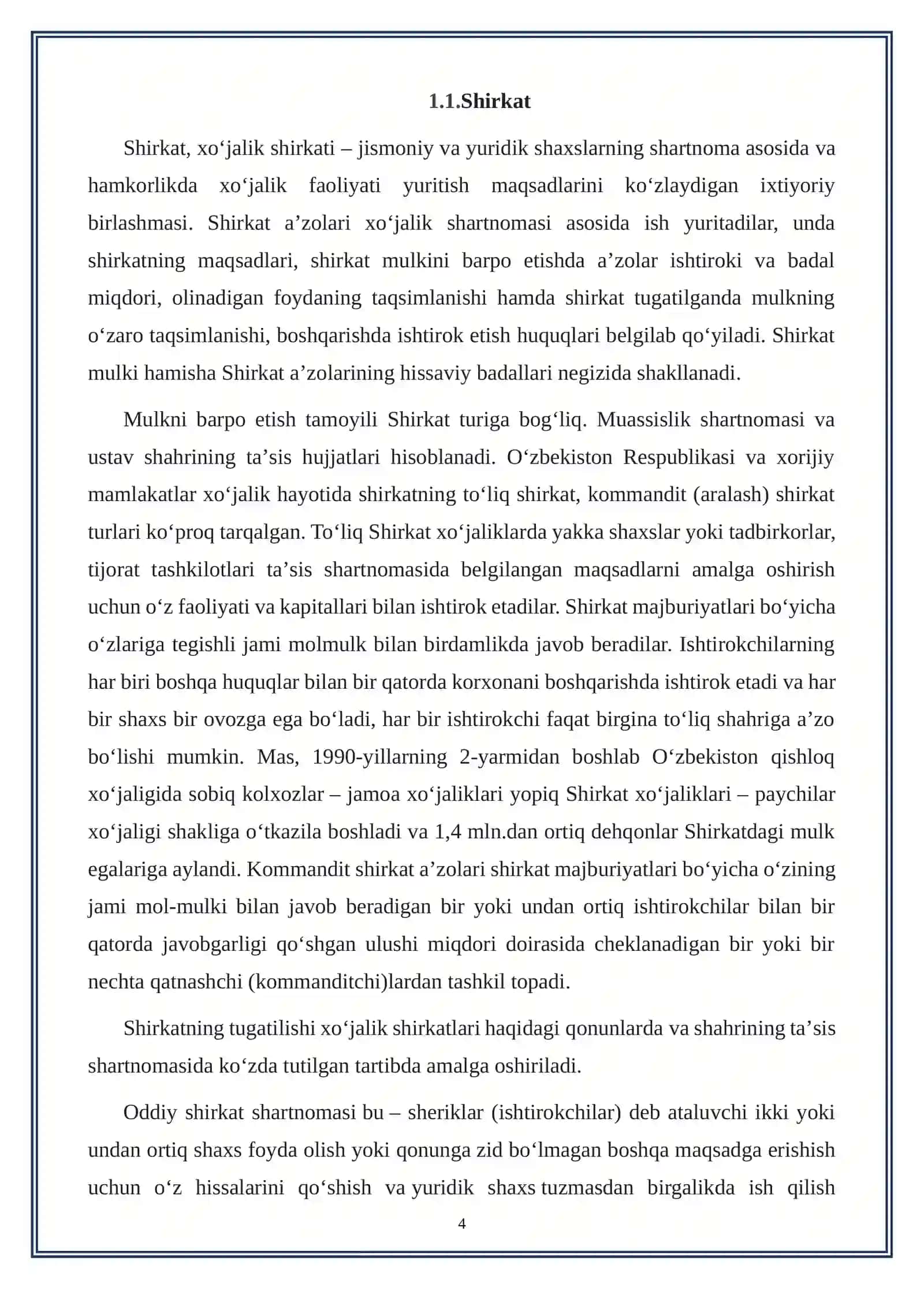 To'liq va kommandit shirkatlarning tashkiliy-iqtisodiy asoslari 4