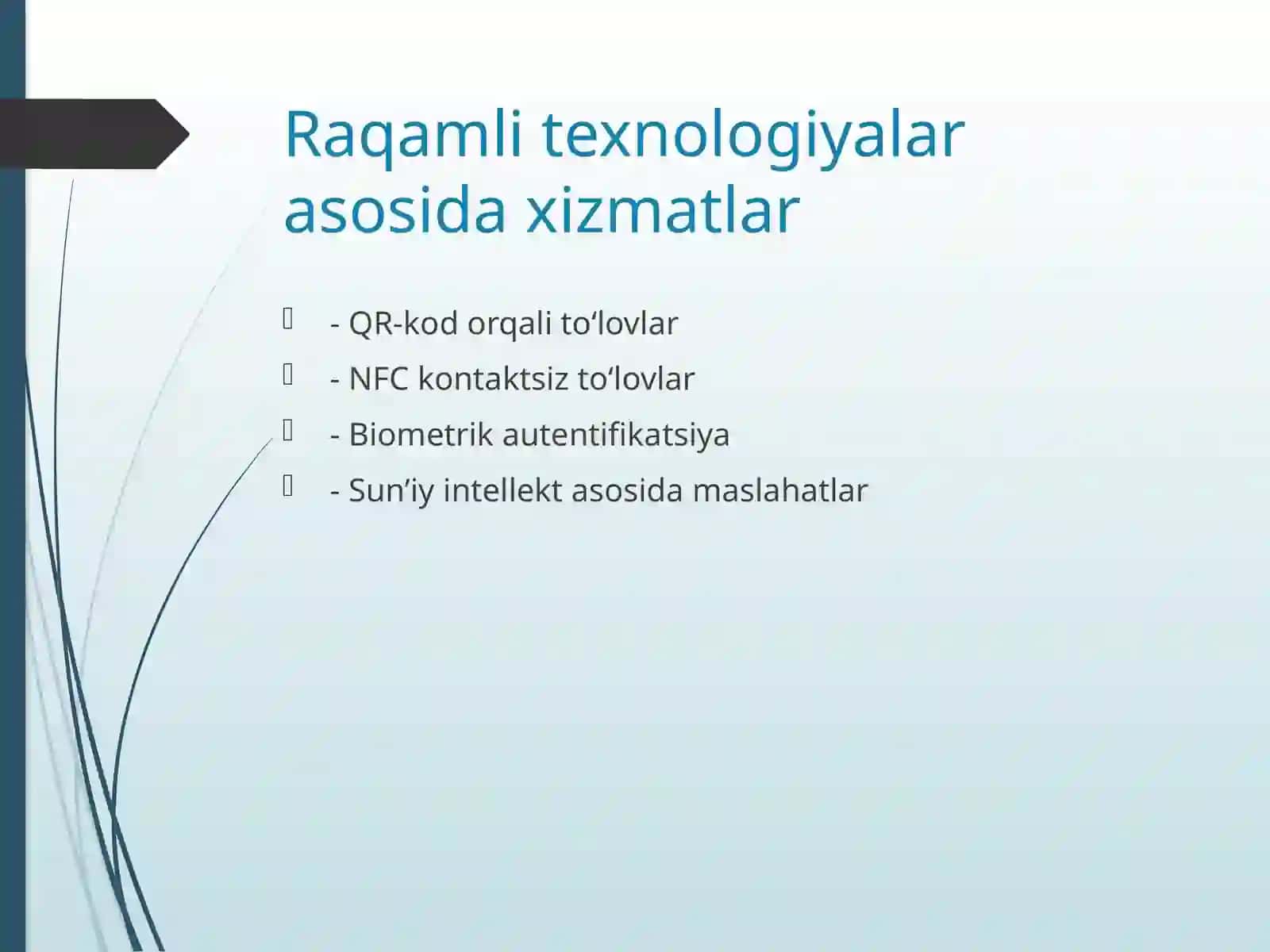 Zamonaviy bank xizmatlari va texnologiyalari 4