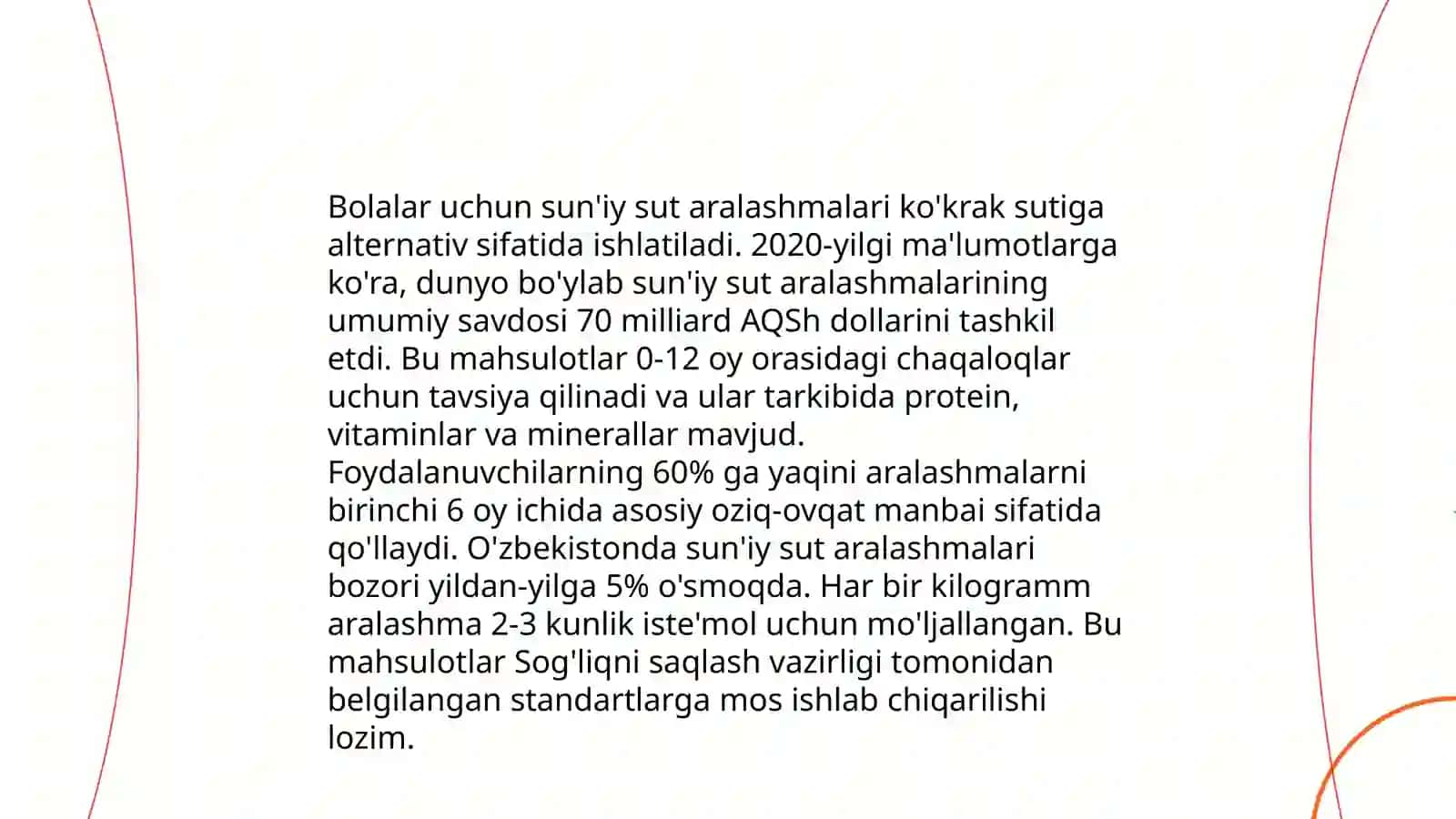 Bolalarni Sun’iy ovqatlantirish to‘g‘risida tushuncha 4