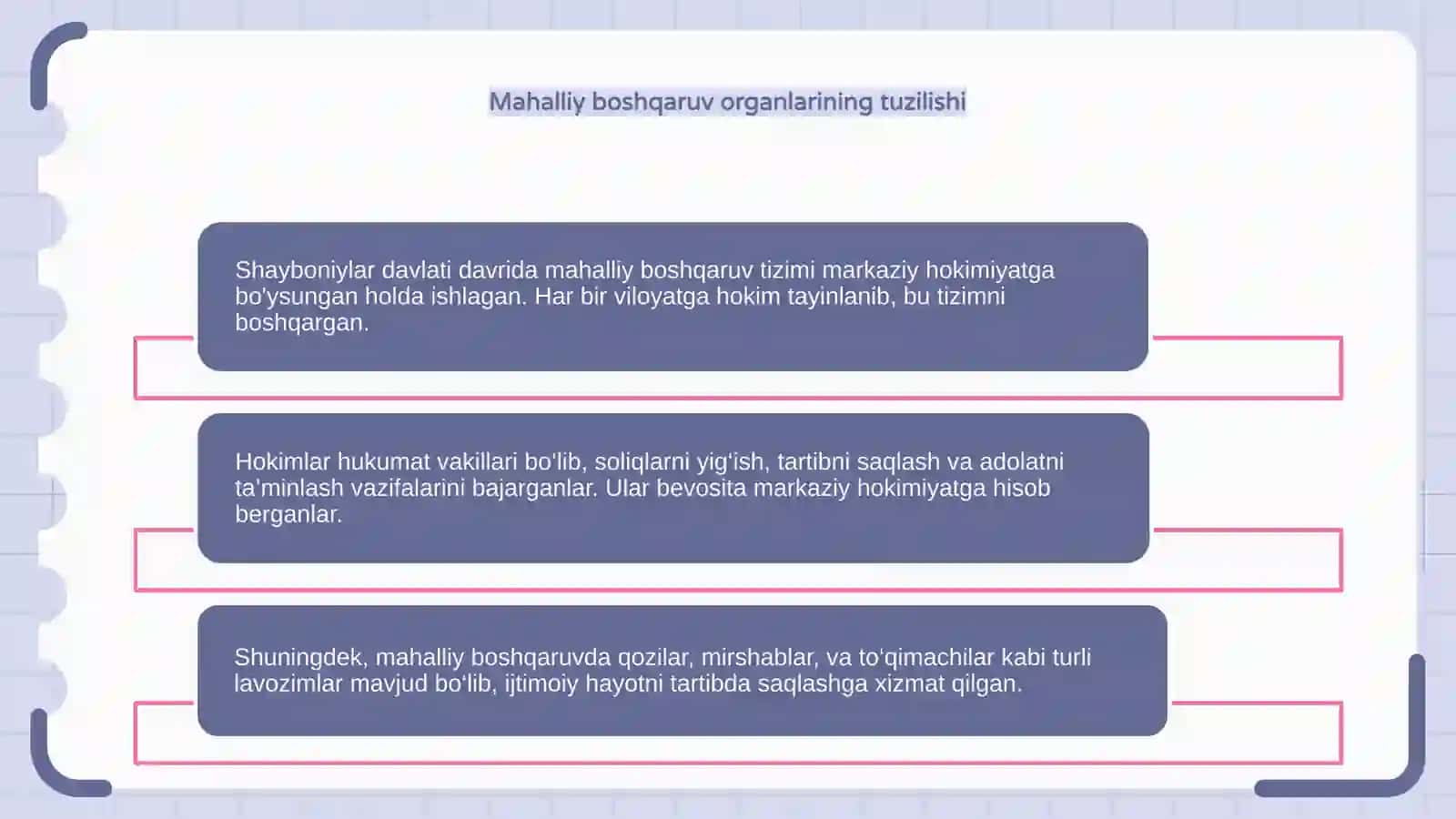 Shayboniylar davlatida mahalliy boshqaruv tizimi 4