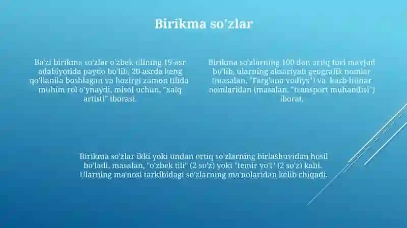 O'zlashma so'zlar 4
