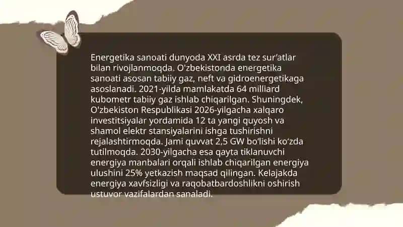 Sanoat-milliy iqtisodiyotining yetakchi tarmog'i 4