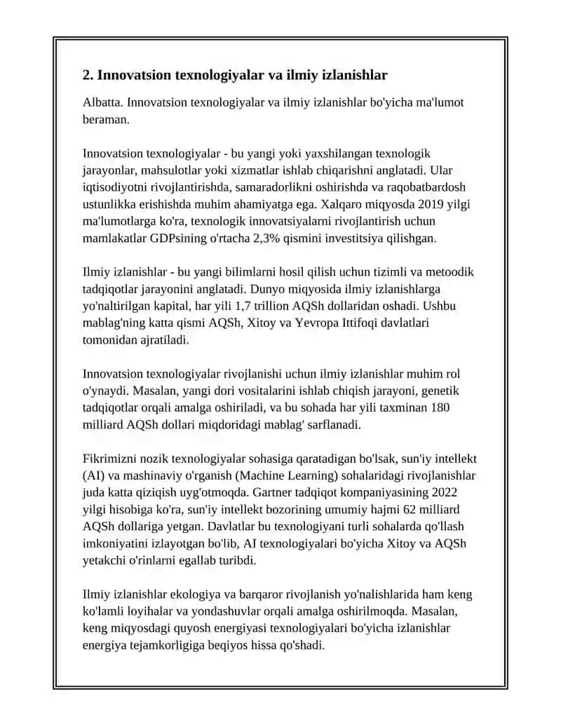 O‘ZBEKISTON ILM-FANI: YANGILANISH VA YUTUQLAR 4