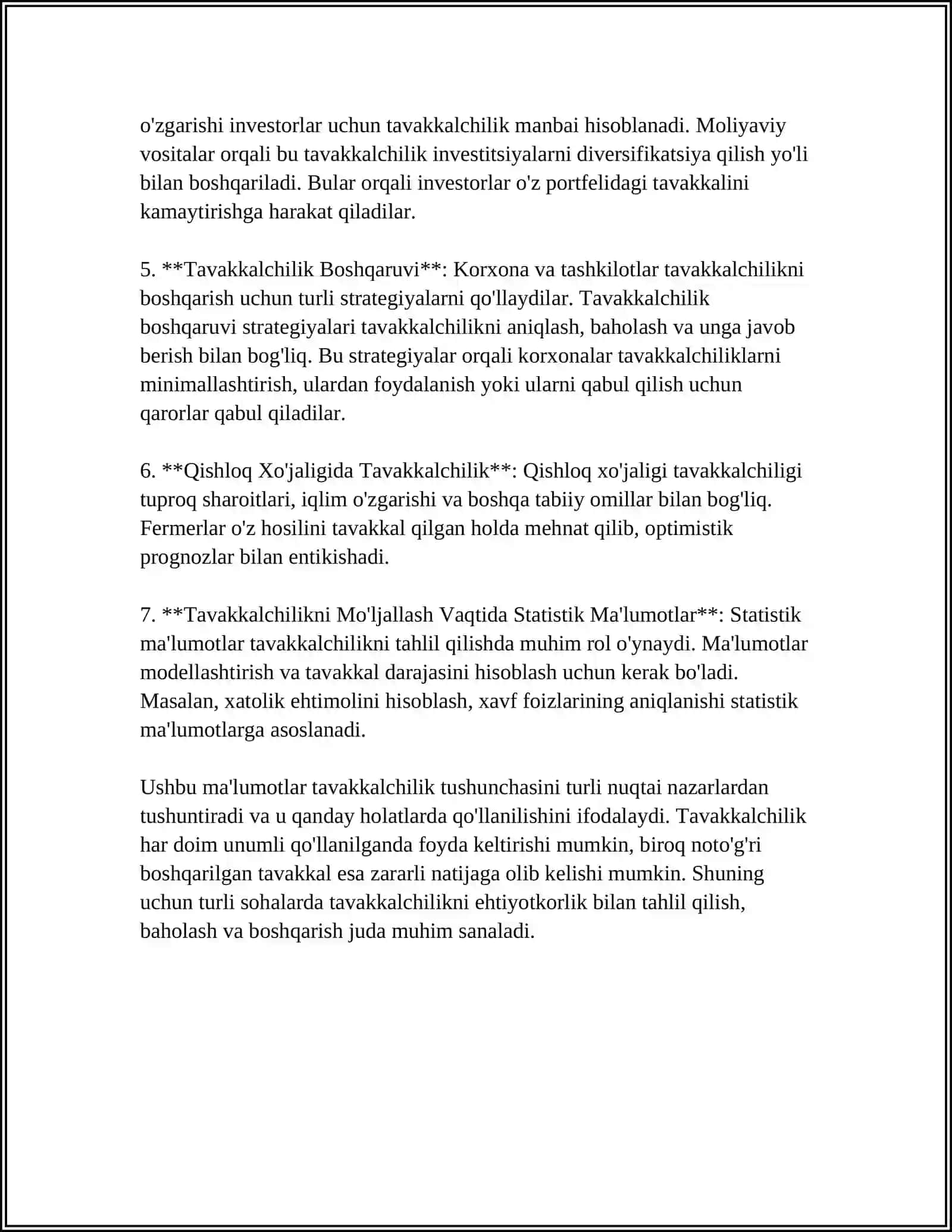 Tavakkalchilik va uning mohiyati 4