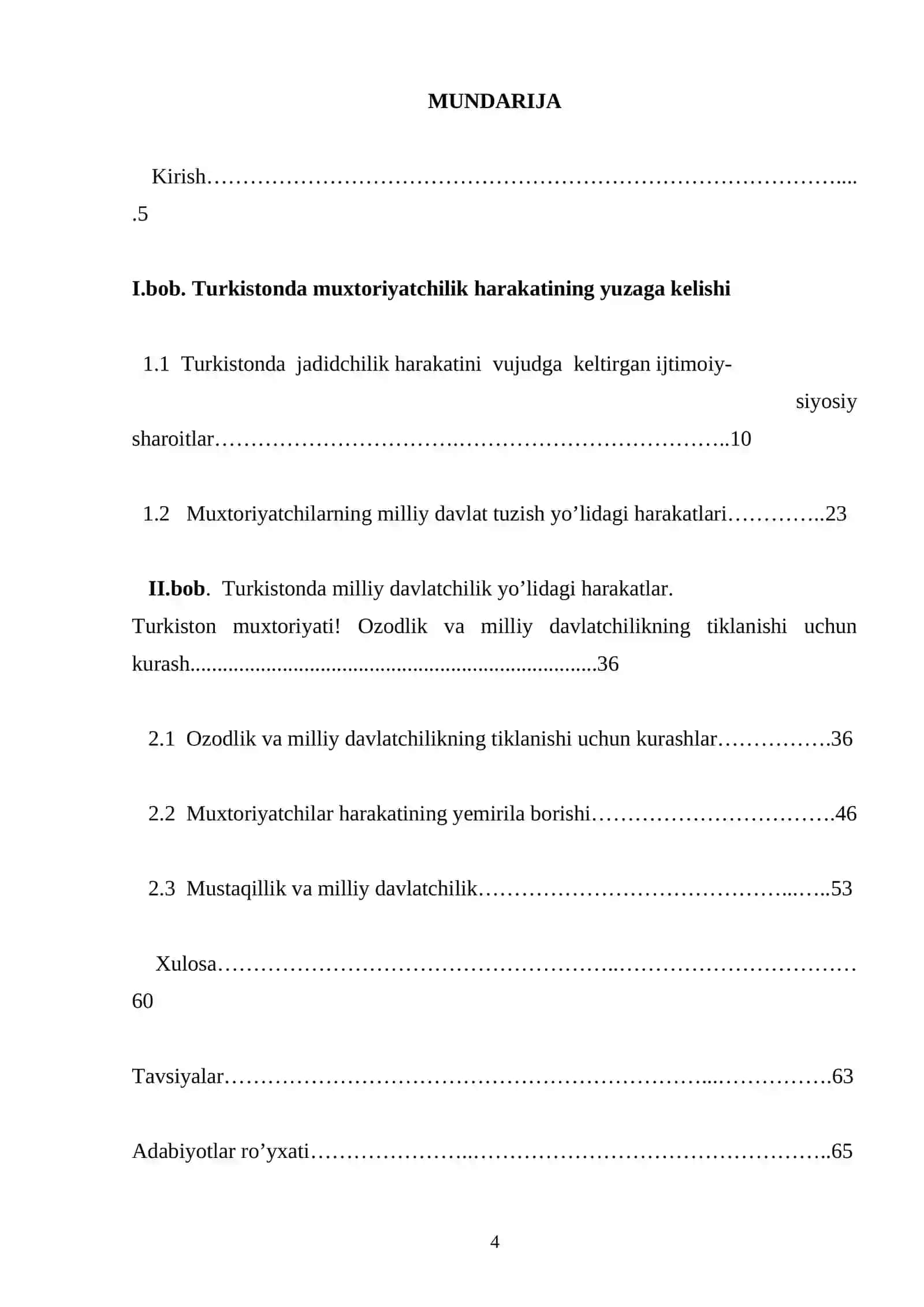 Turkistonda milliy davlatchilik yo’lidagi harakatlar. Turkiston muxtoriyatining tashkil etilishi 4