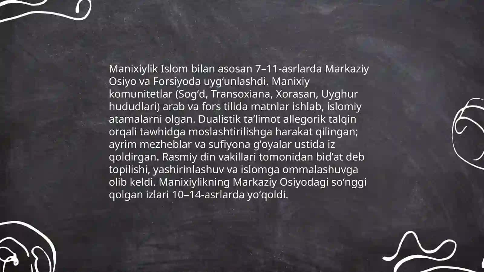 Islom va boshqa diniy aqidalar sinkretlashuvi natijasida shakllangan diniy taʼlimotlar tarixi 4