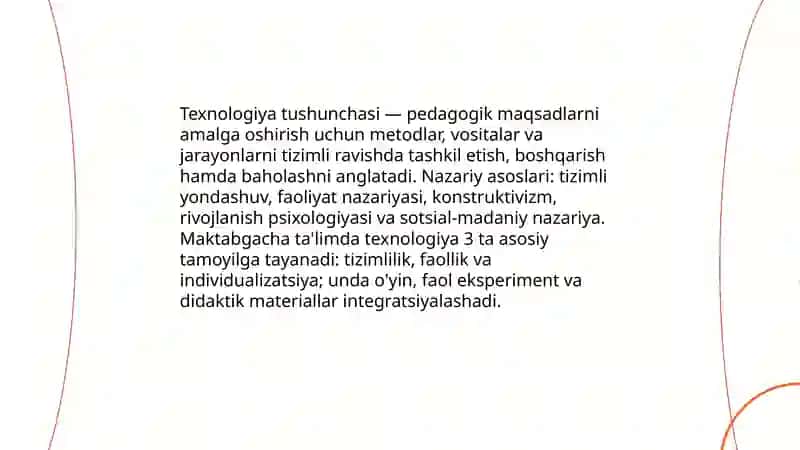 Maktabgacha ta'limni o'qitishda texnologiyalar va loyihalashtirish fanining vazifalari 4