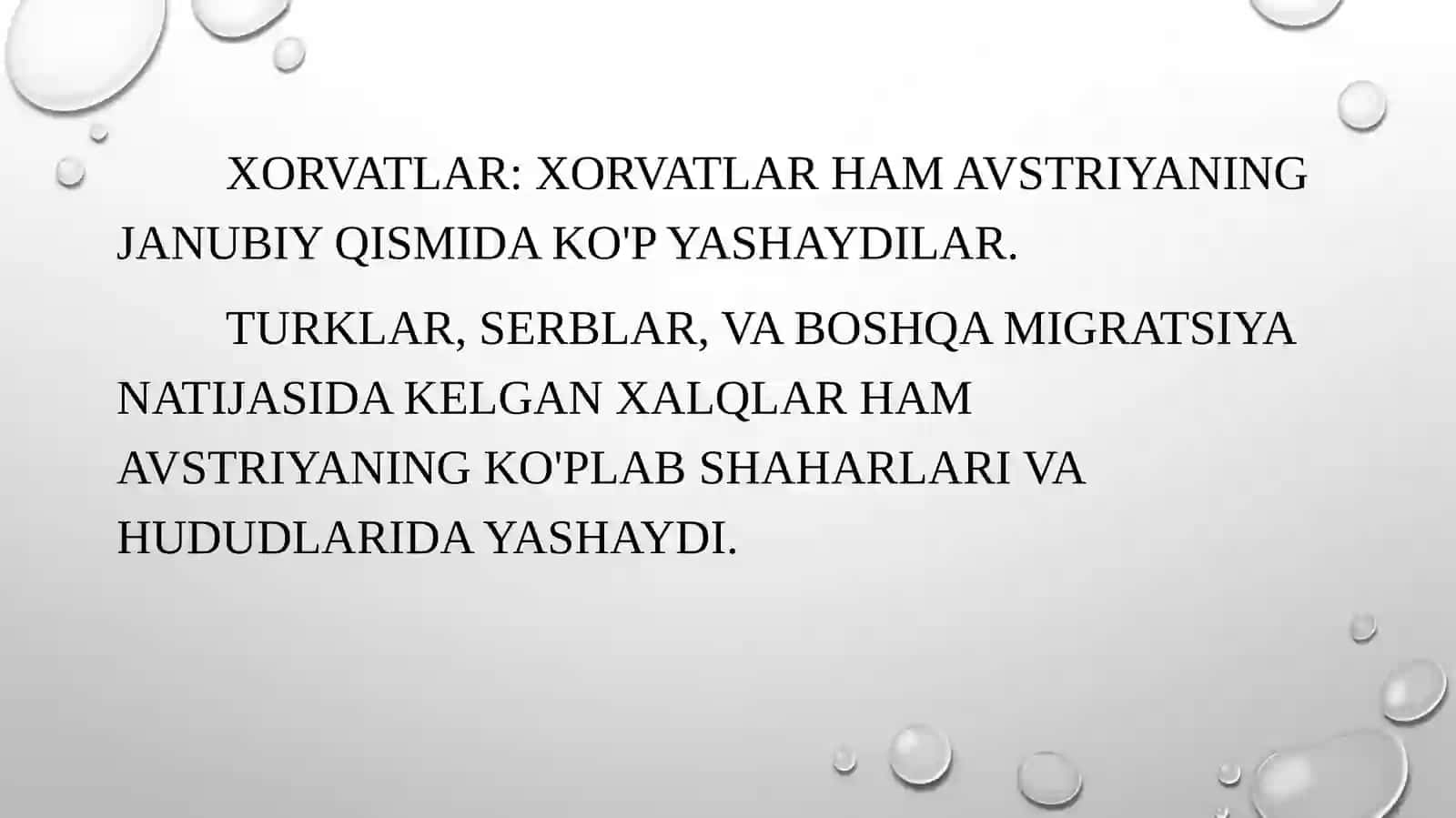 AVSTARILYA VA OKEANIYA, MELANEZIYA VA YANGI GVINEYAXALQLARI ETNALOGIYASI 4