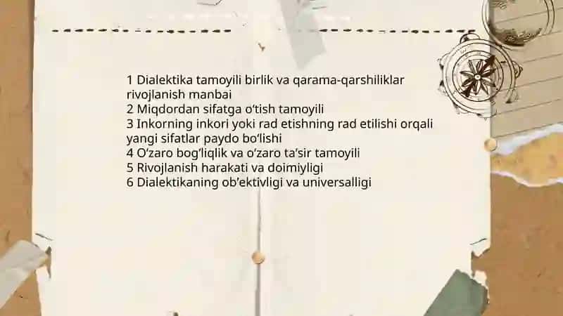 Rivojlanish falsafasi.Dialektika 4