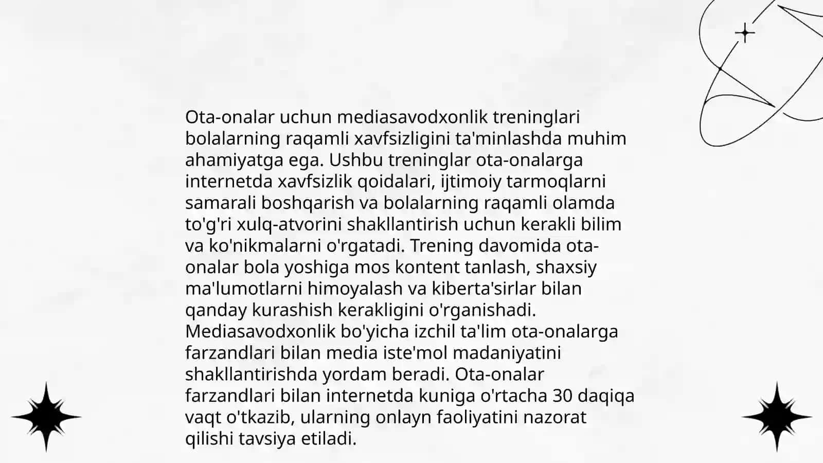 Zamonaviy tarbiyada media. Mediasavodxonlik va mediatarbiya 4