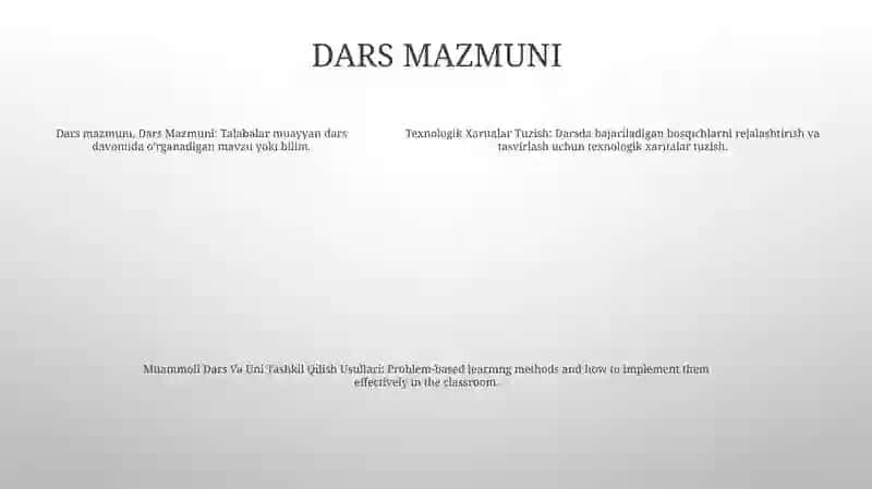 Dars Mazmuni 4