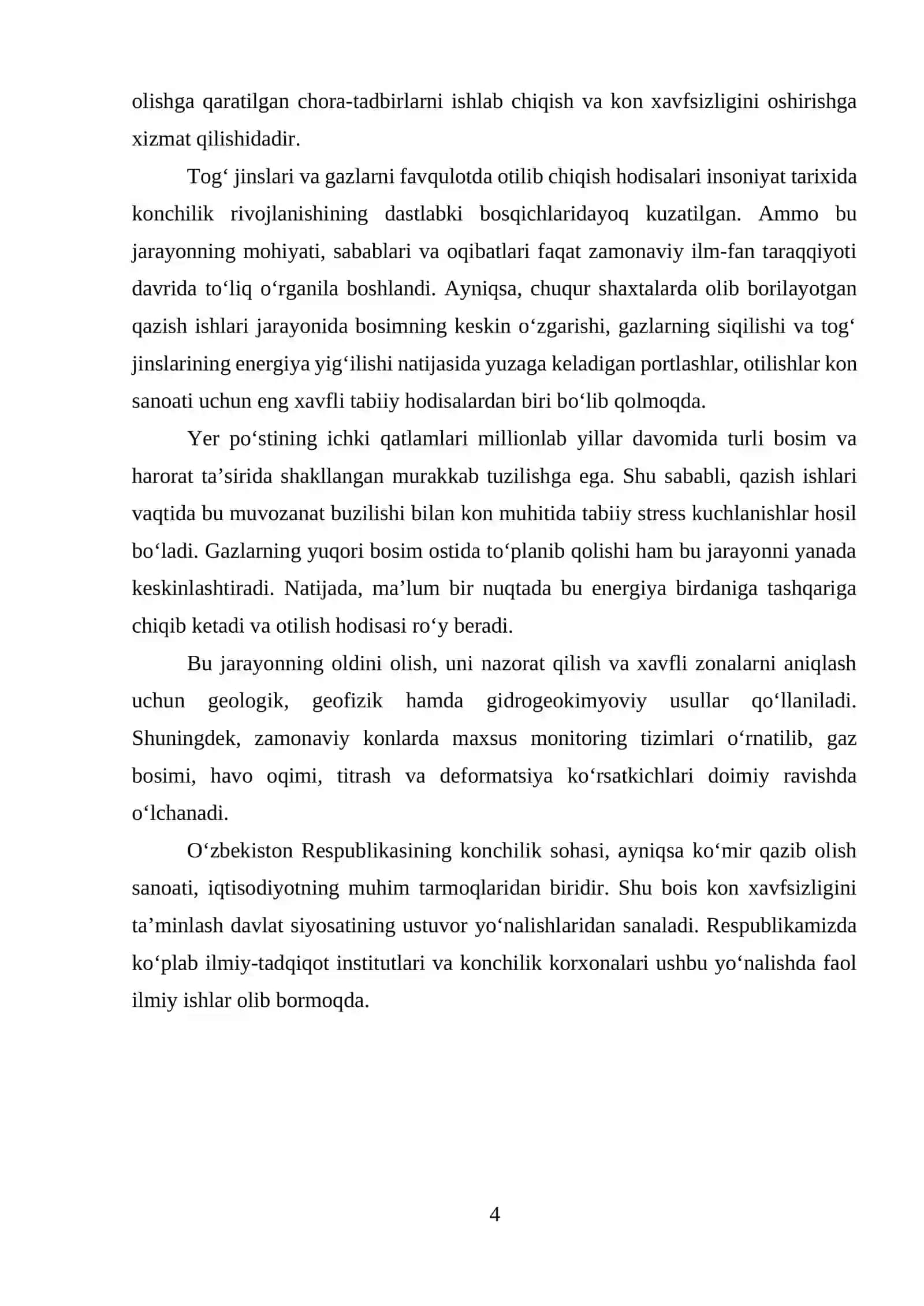 Tog‘ jinslari va gazlarni favqulotda otilib chiqish hodisasi haqida ma'lumot 4