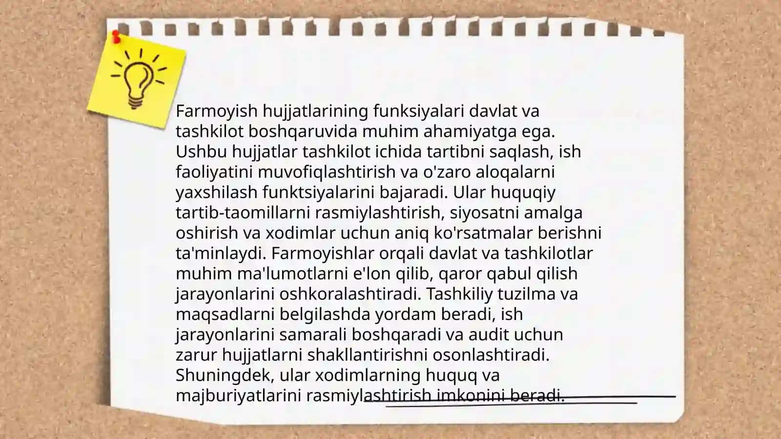 Farmoyish hujjatlari va ularning turlari 4