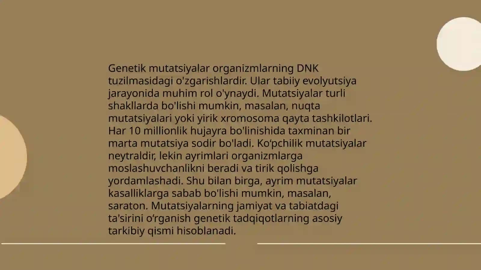 Xromosoma kasalliklari kelib chiqish sabablari va asoratlari 4