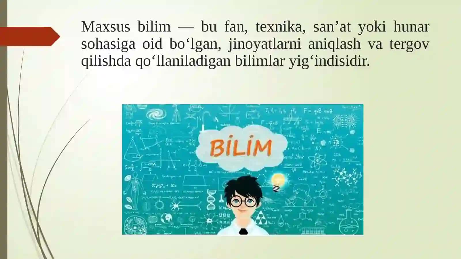 JINOYATLARNI TERGOV QILISHDA MAXSUS BILIMLARDAN FOYDALANISH TARTIBI 4