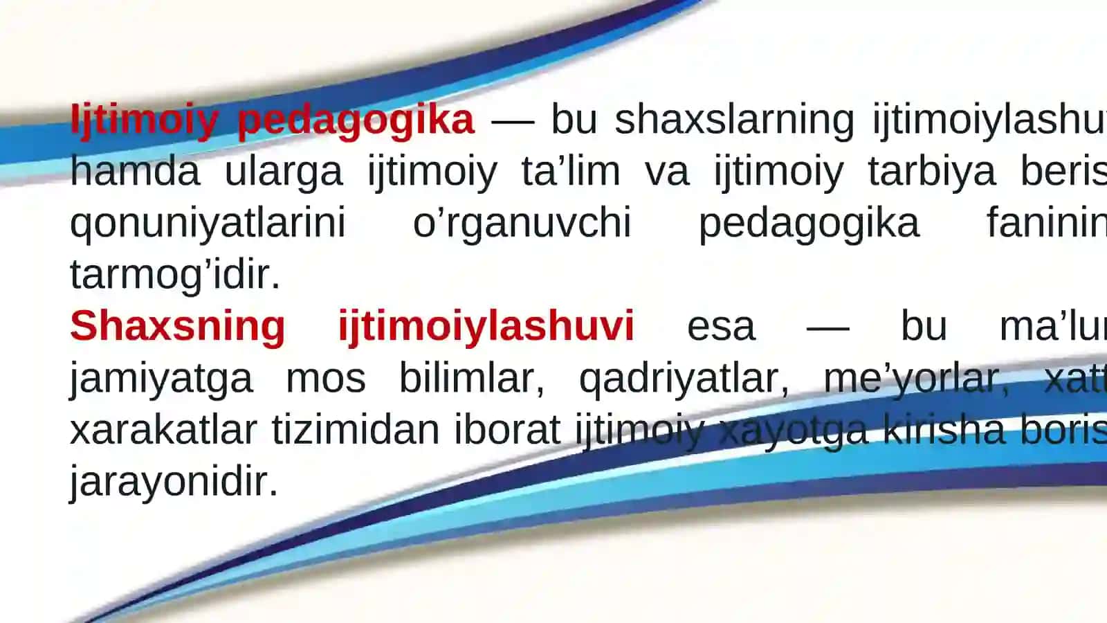 Ijtimoiy pedagogika fani jamiyat rivojining asosi sifatida 4