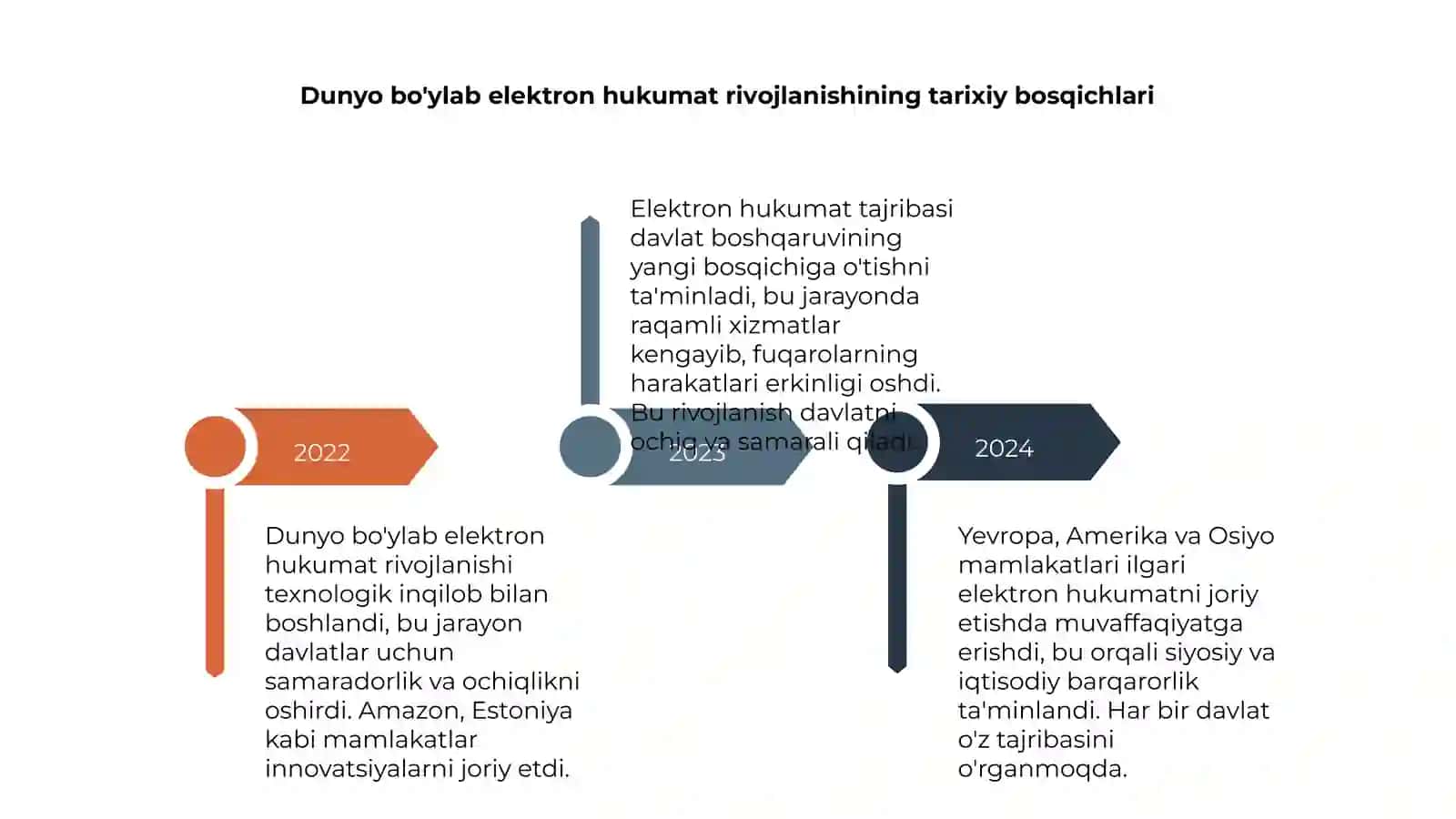 Elektron hukumatni joriy etishning jahon tajribasi 4