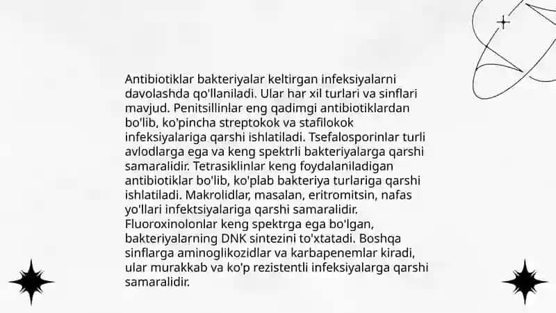 Mikriblarga qarshi vositalar.Antibiotiklar 4