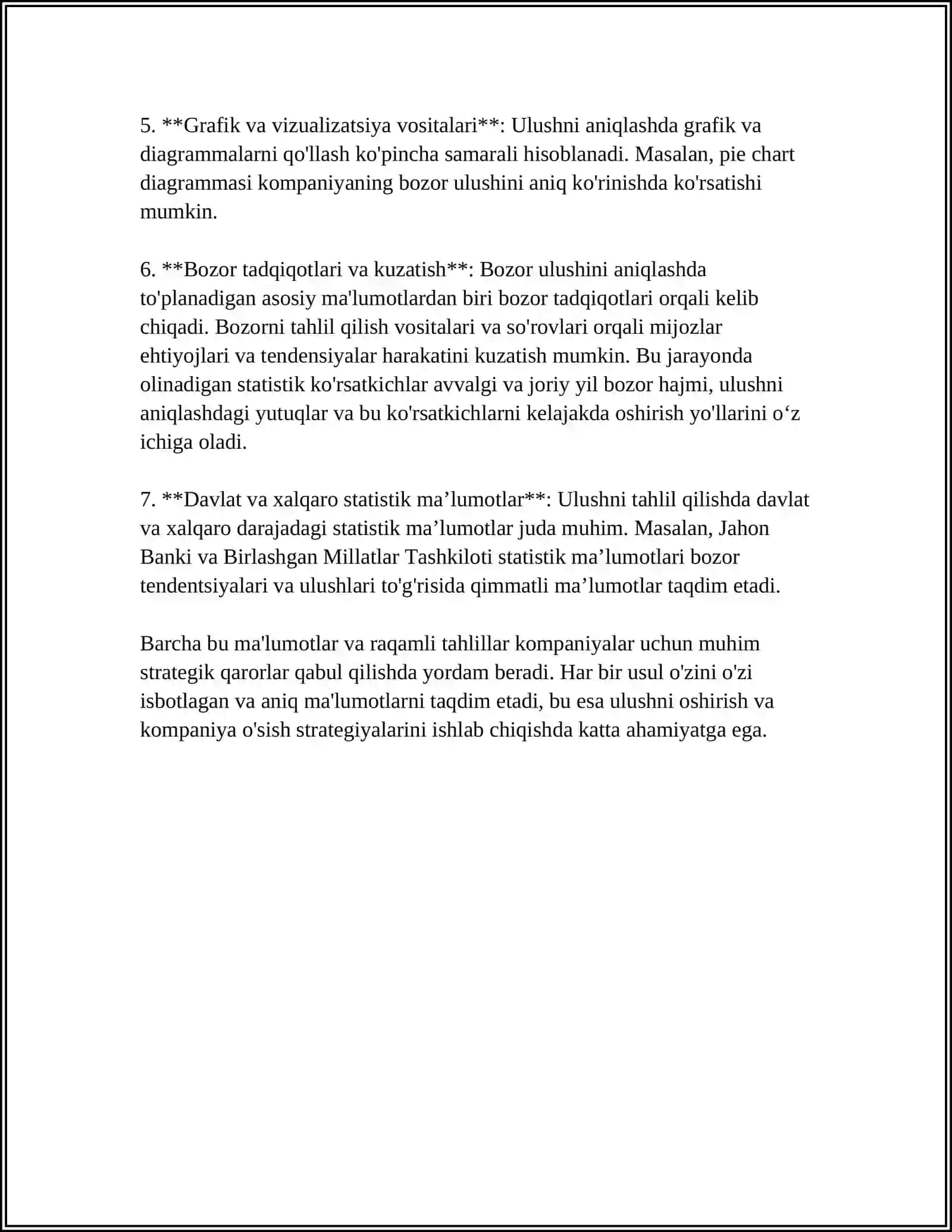 ULUSH. BUTUNNING ULUSHINI TOPISH. ULUSHGA KÕRA BUTUNNI TOPISH 4