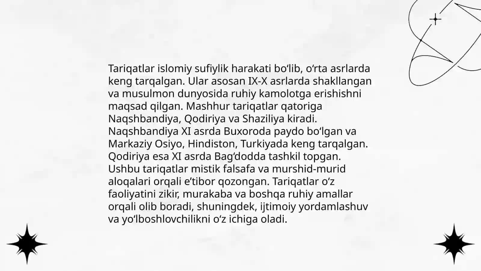 Tariqatlar silsilasi 4