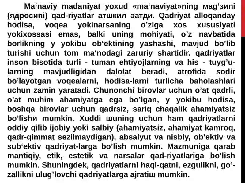 Medialarning qadriyatlar galayanishi vaularning tarbiyaviyahamiyati 4