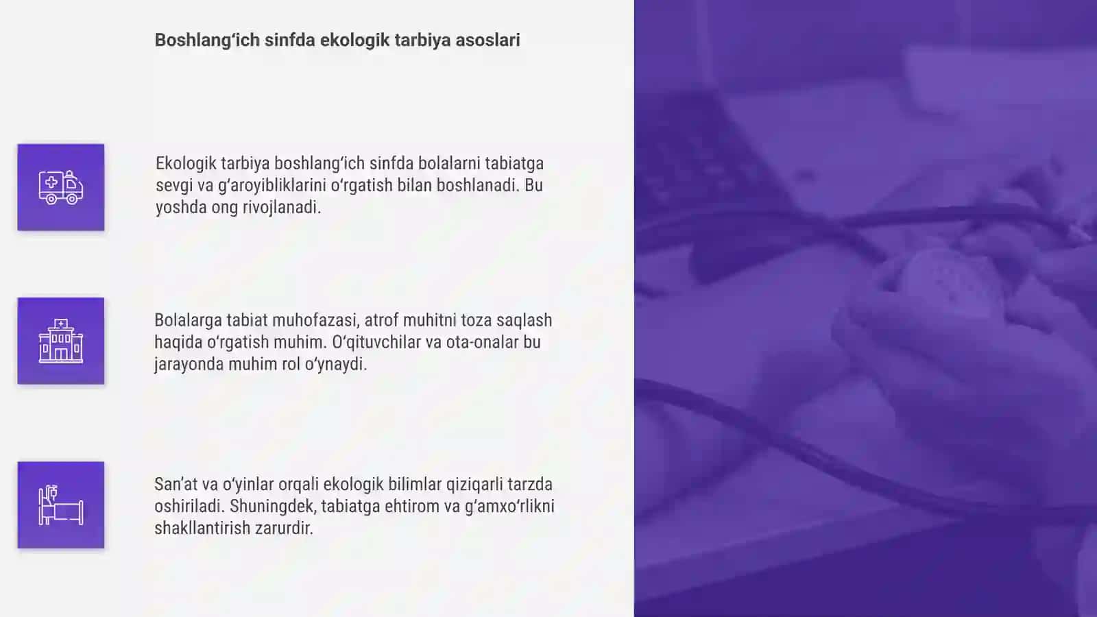 Ekologik tarbiya 4
