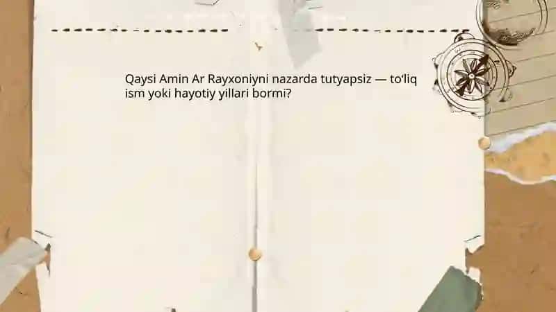 Amin Ar Rayxoniy Hayoti va Ishlari 4