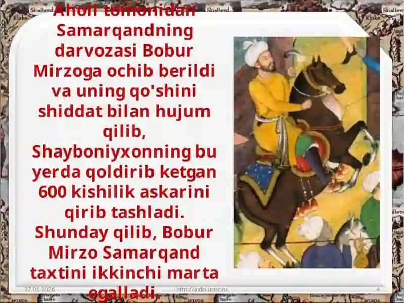 Zahiriddin Muhammad Bobur-buyuk davlat arbobi 4