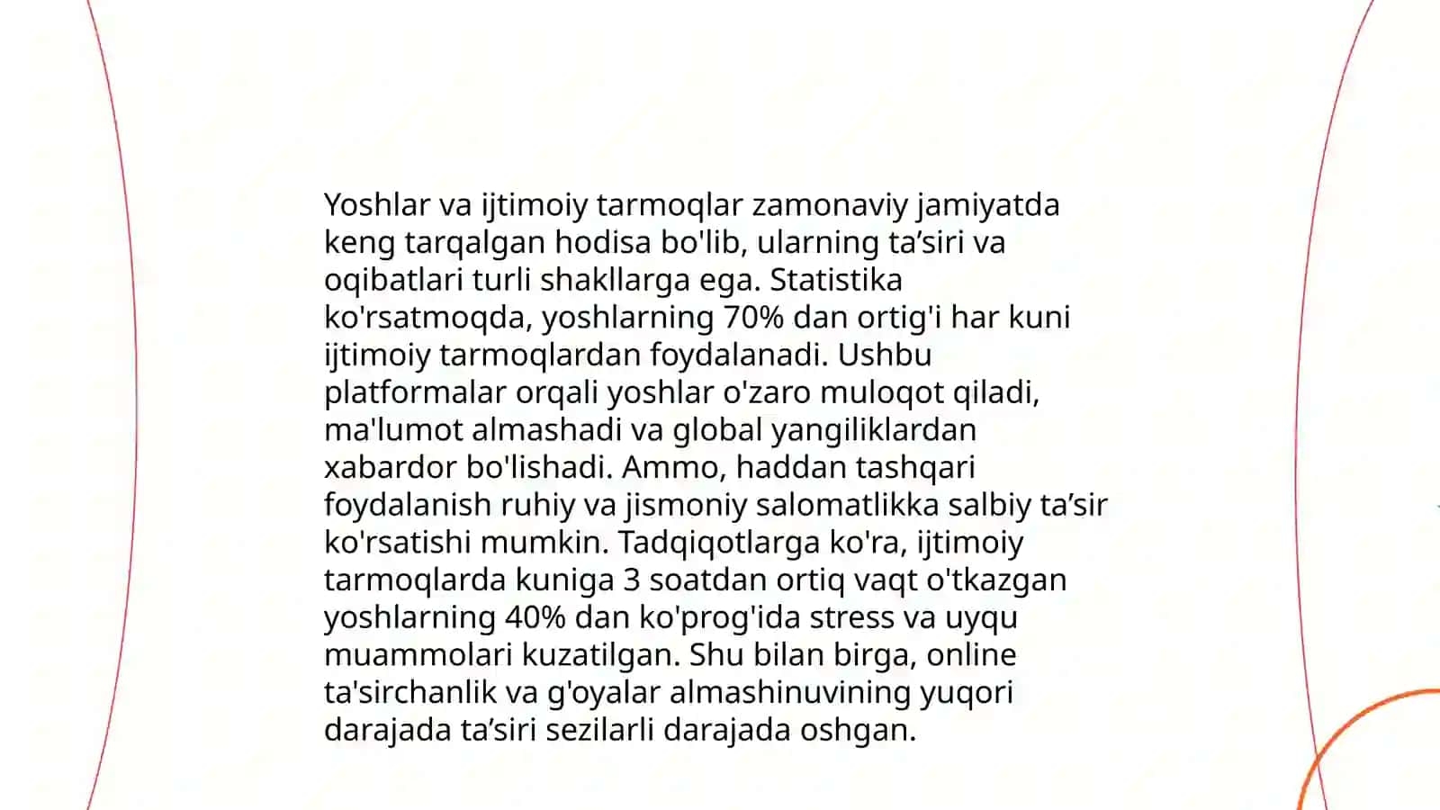 Ijtimoiy tarmoqlarning jamiyat turmushiga tasiri muommolari 4