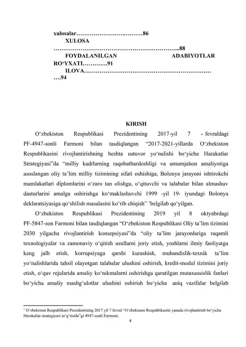 Umumiy o'rtta talim maktablarida o'qituvchilarning kasbiy kompetensiyalarini rivojlantirish mexanizmini takomillashtirish 4