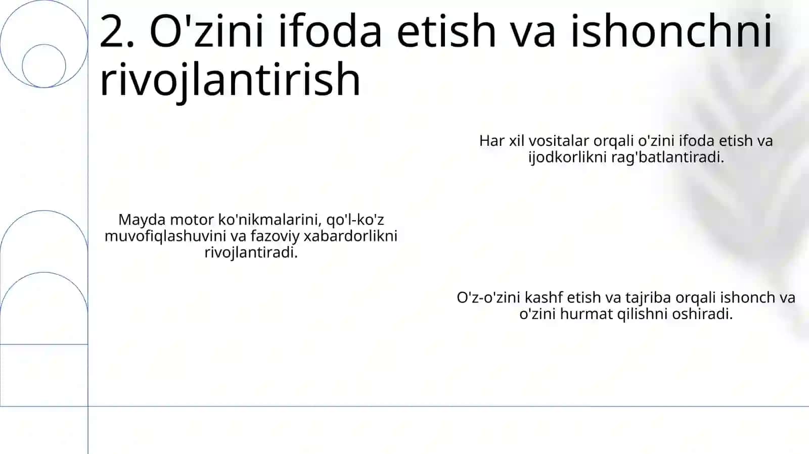 Rangli qalamlardan ijodiylikka: O'sish va rivojlanishni qo'llab-quvvatlash 4