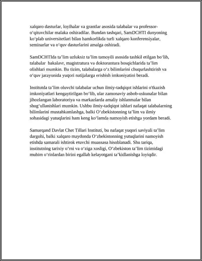 SAMARQAND DAVLAT CHET TILLARI INSTITUTI 4