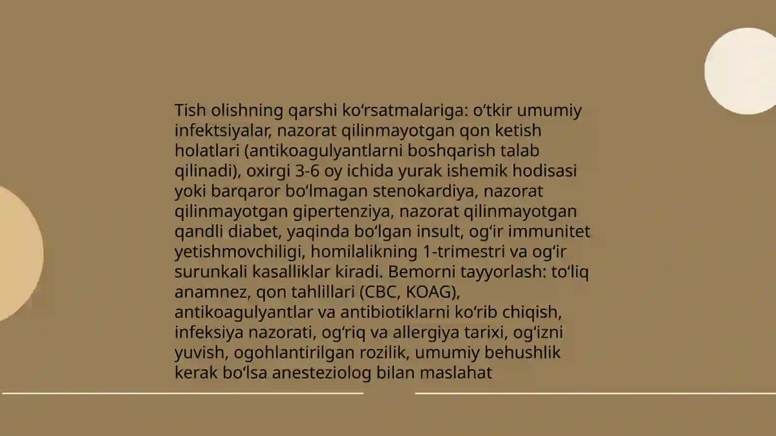 Tish olish. Tish olish uchun asbob va uskunalar 4
