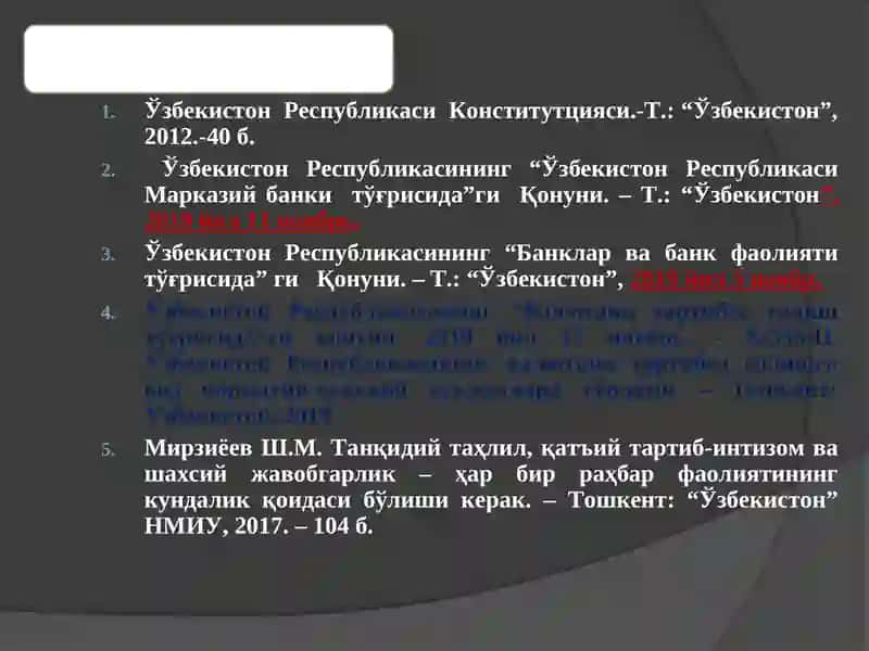 Tijorat banklarida kredit riski mazmuni baholash va ularni boshqarish usullari 4