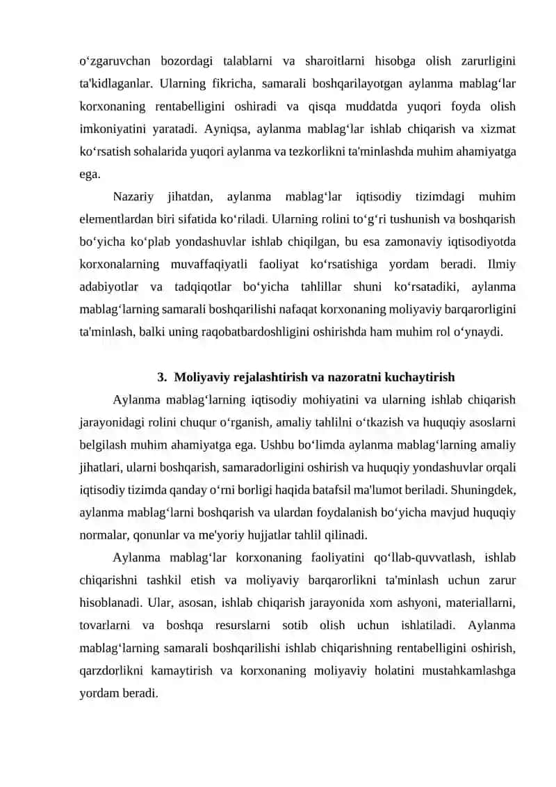 Sanoat korxonalarining iqtisodiy faoliyatini samarali tashkil etish 4