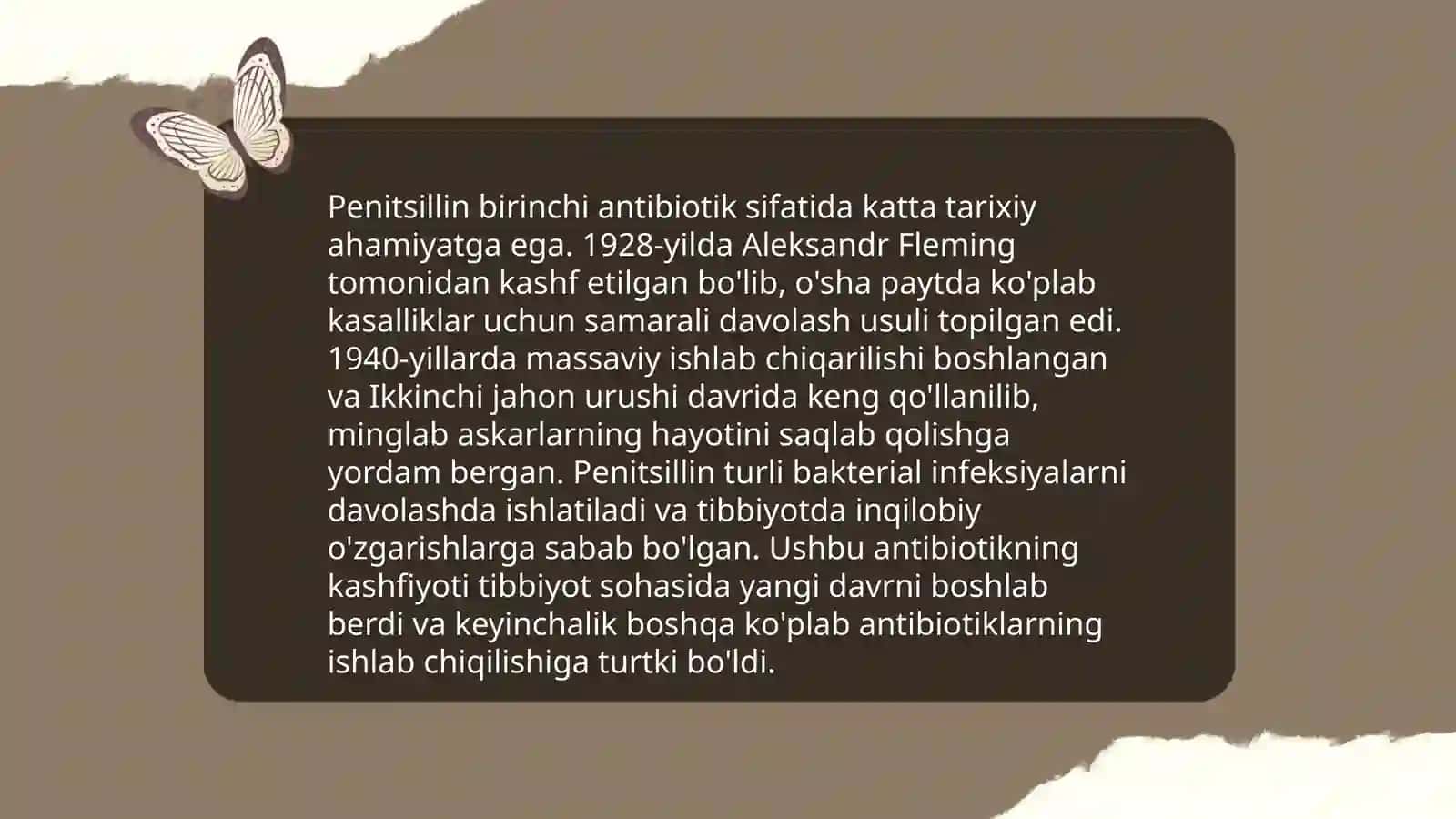 Zamburugʻlar sintez qiladigan antibiotiklar 4
