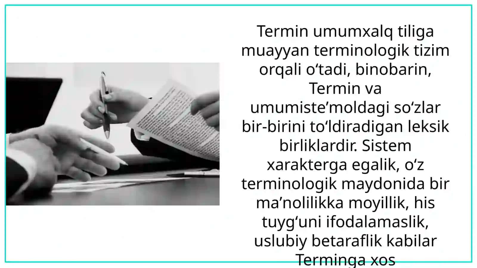 Òzbek tilining izohli luģatida soha terminlarining ishlatilishi 4