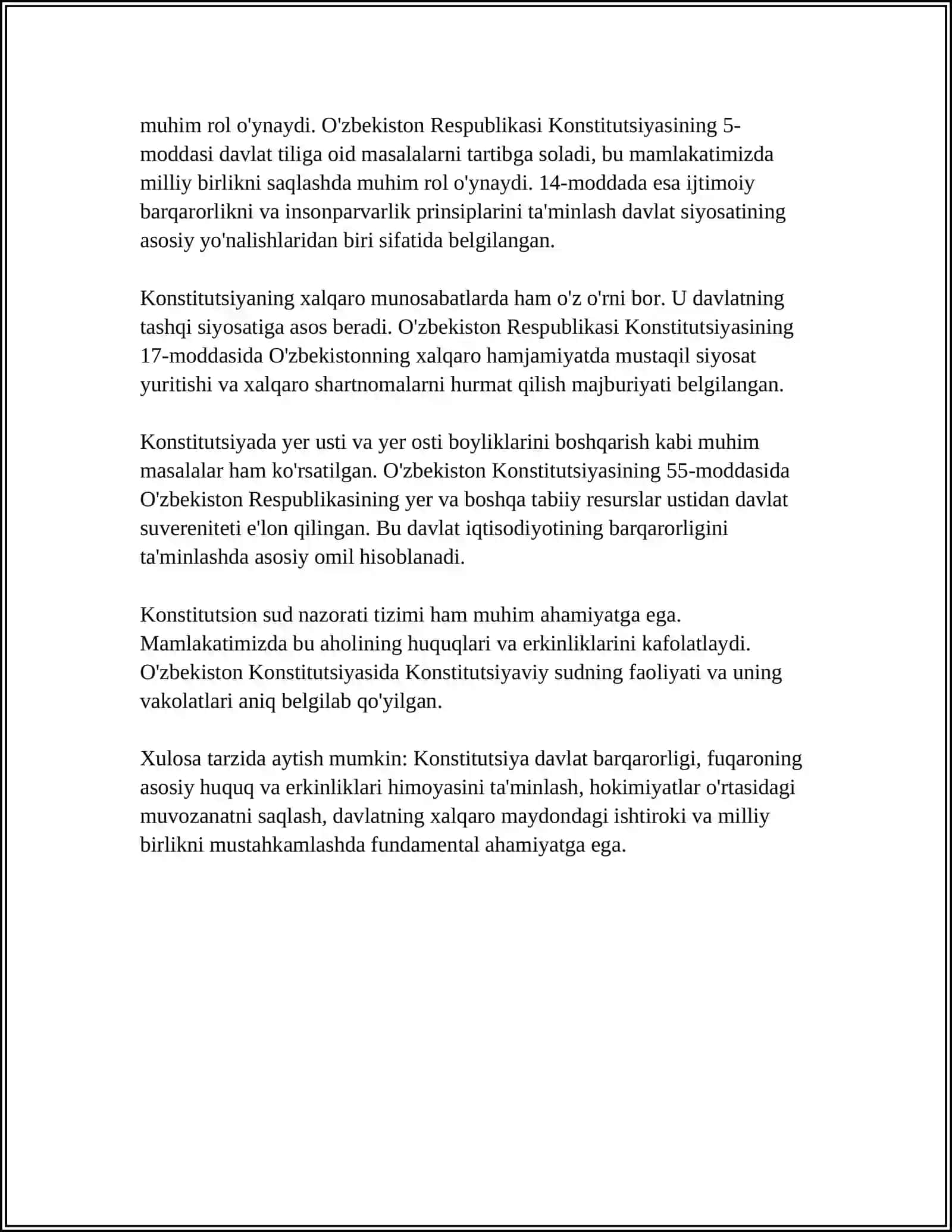 KONSTITUTSIYANING ASOSIY PRINSIPI VA FUNKSIYALARI 4
