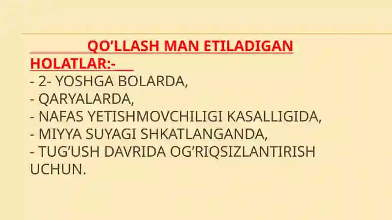 Analgetiklar. Narkomaniya va uning asoratlari 4