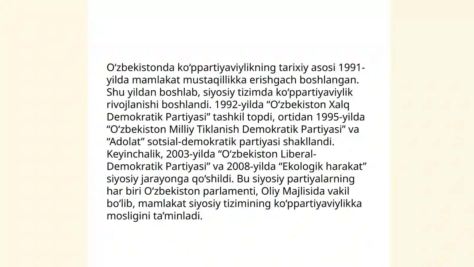 Ko‘ppartiyaviylik tizimining tushunchasi 4