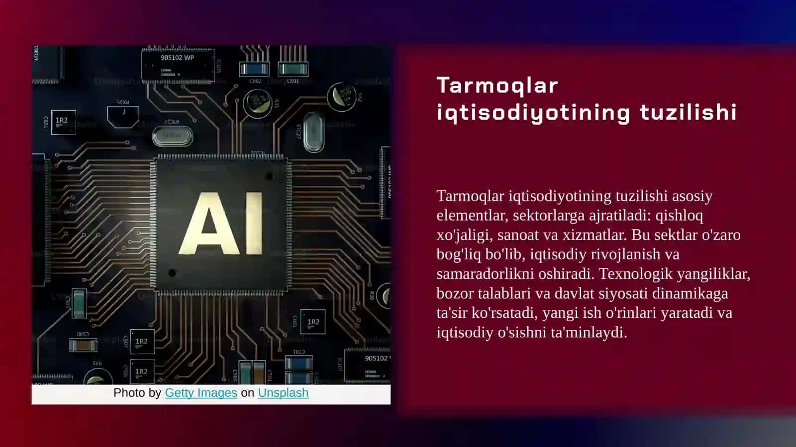 Tarmoqlar iqtisodiyotining mazmuni va asosiy tushunchalari 4