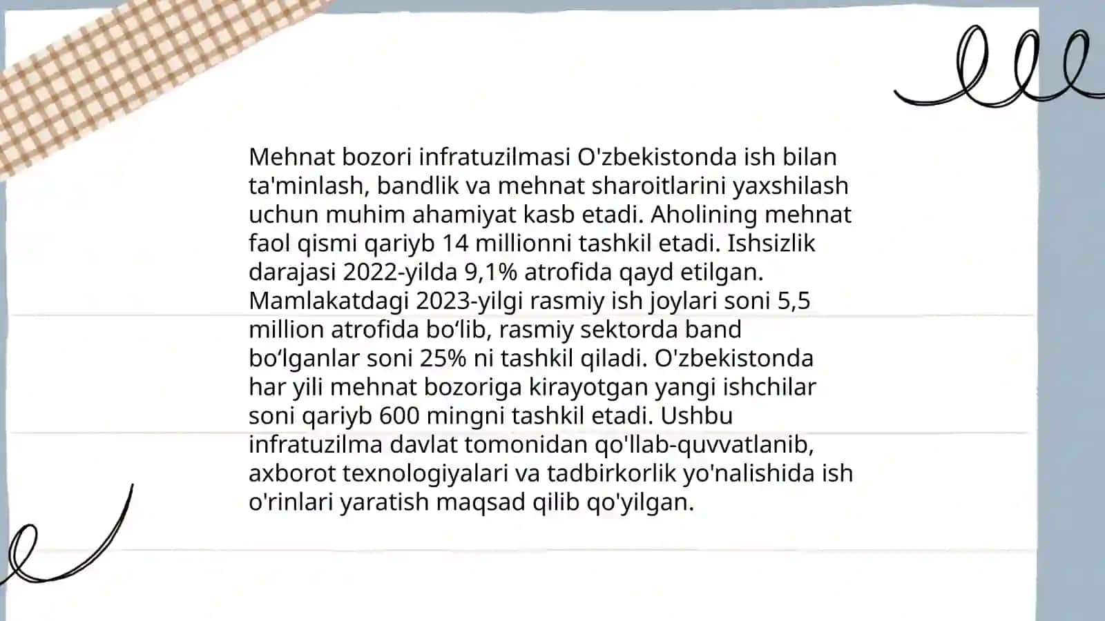O'zbekiston Respublikasida mehnat bozori tushunchasi 4