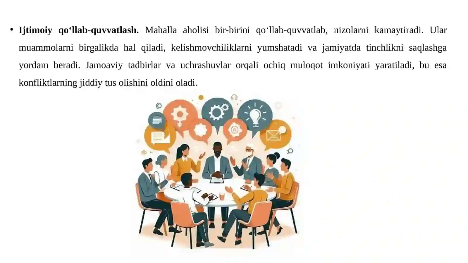 KONFLIKTLARNI BARTARAF ETISHDA MAHALLA VA MUHITNING O‘RNI 4